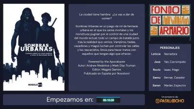 Fondo de armario - PostMortem de Sombras Urbanas